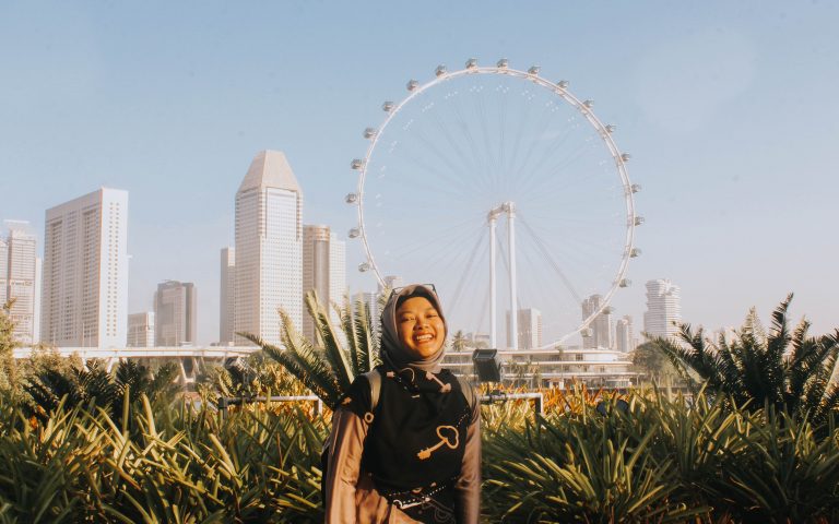 singapore flyer garden by the bay