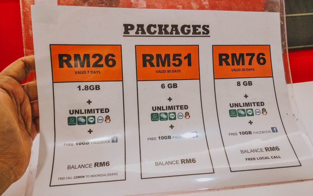 penang internet package