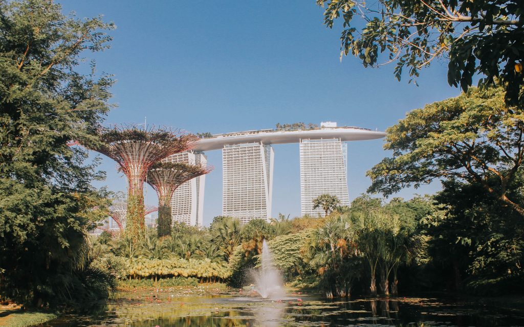 kingfisher lake gardens by the bay